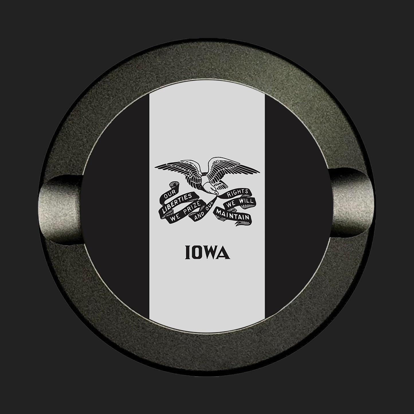Iowa State Flag Anodized