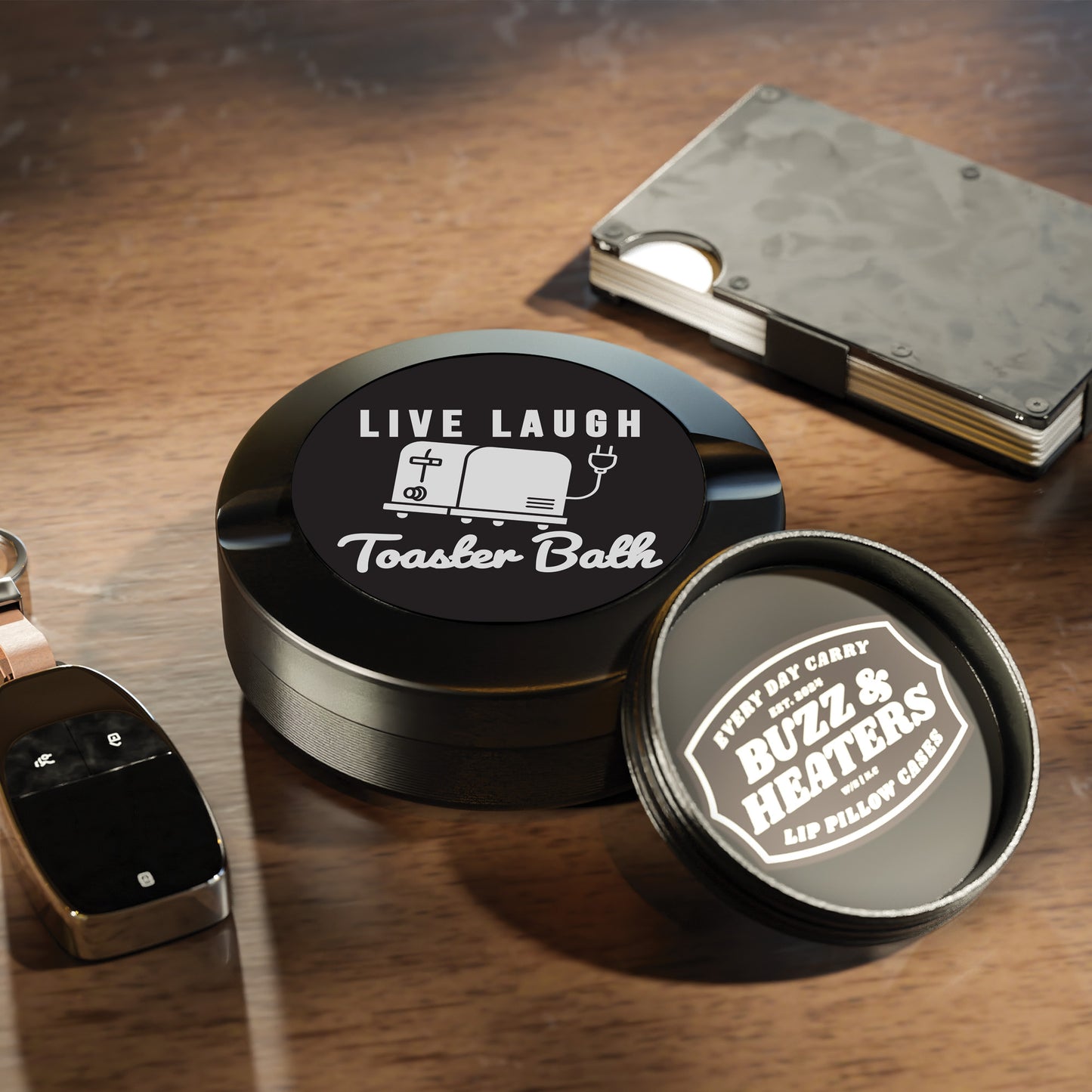 Live Laugh Toaster Bath Anodized