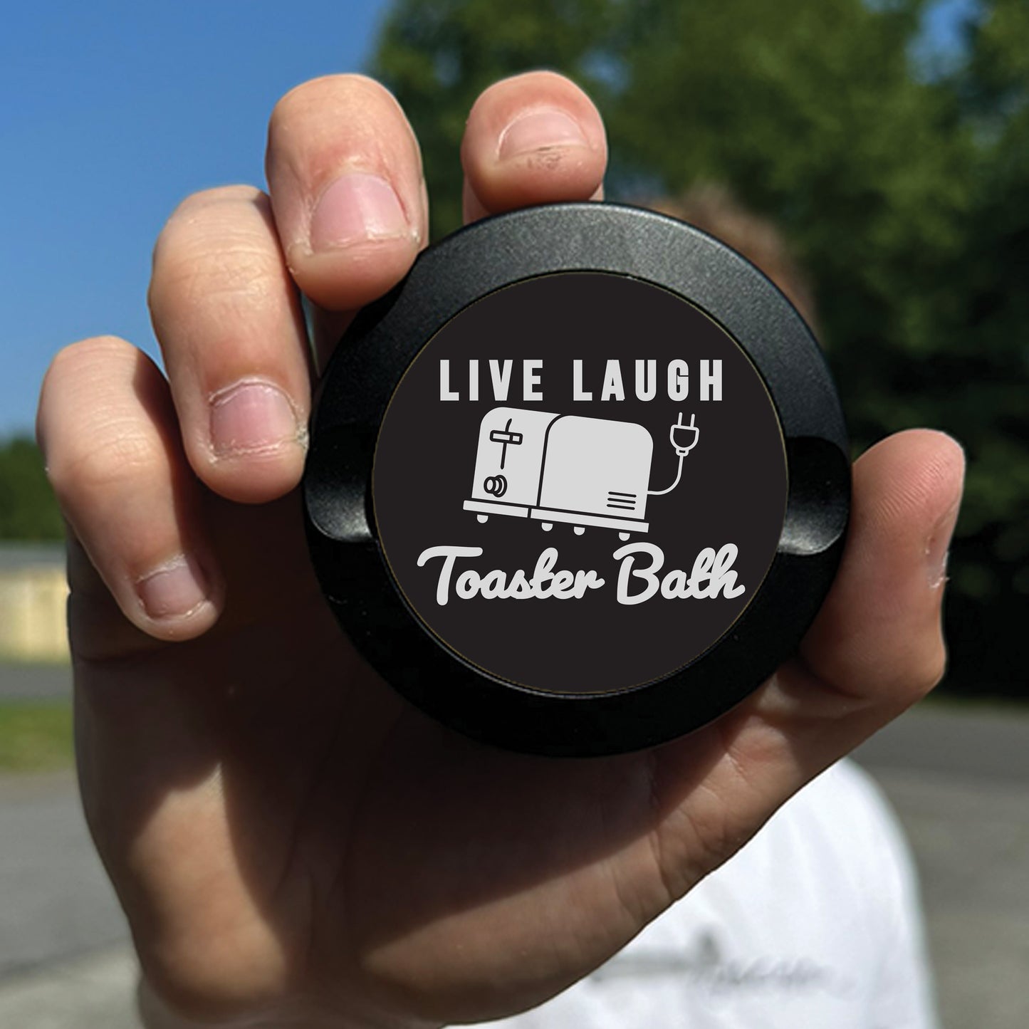 Live Laugh Toaster Bath Anodized