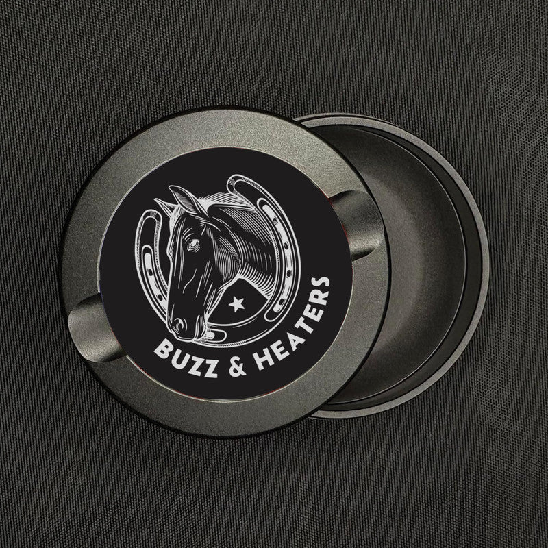 Horse and Horseshoe Anodized