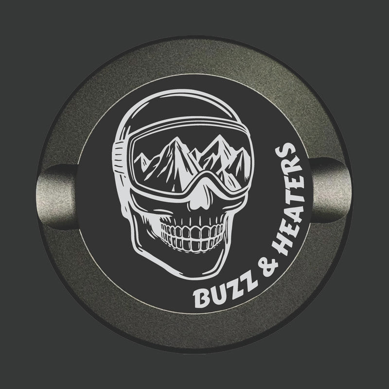 Skull Ski Goggles Anodized