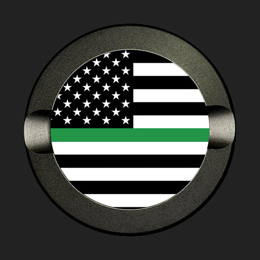 Thin Green Line American Flag