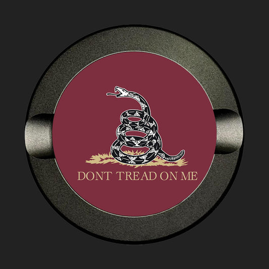 Don't Tread on Me Burgundy Beige White Black