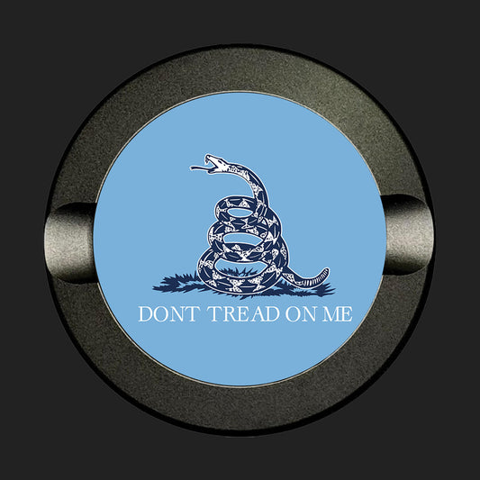 Don't Tread on Me Light Blue Navy White