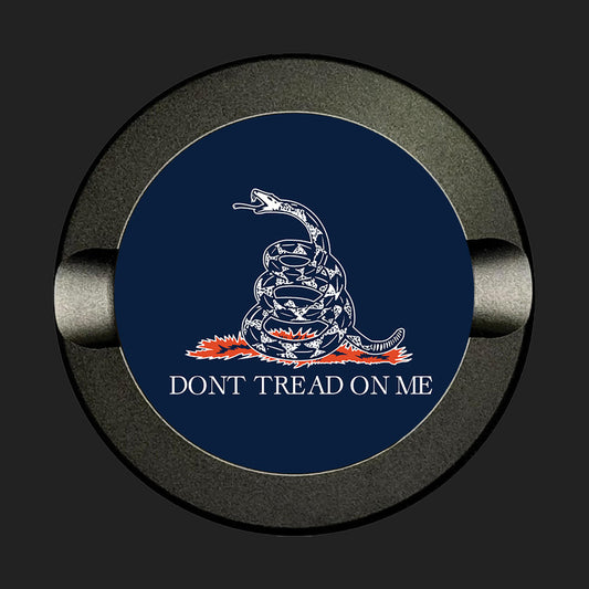 Don't Tread on Me Dark Navy Blue Orange White