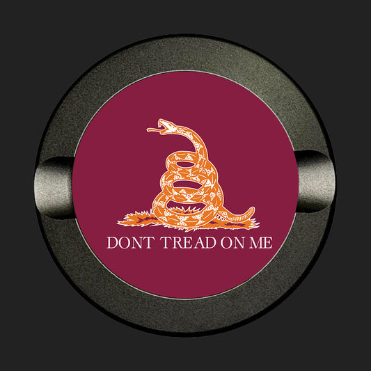Don't Tread on Me Burgundy Orange White