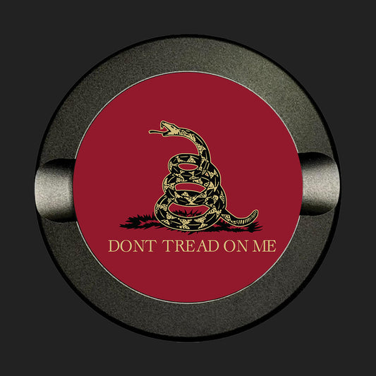 Don't Tread on Me Dark Red & Gold