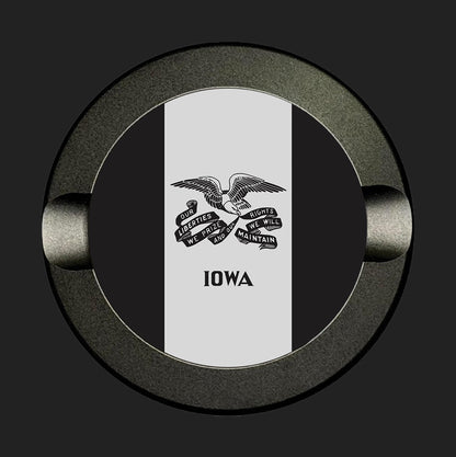 Iowa State Flag Anodized