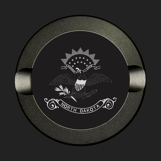 North Dakota State Flag Anodized