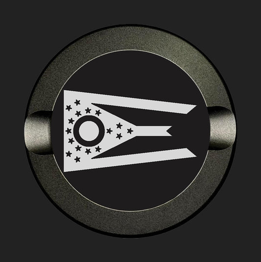 Ohio State Flag Anodized