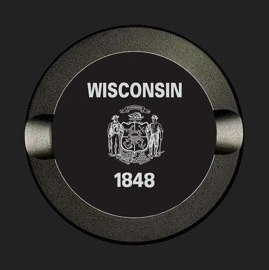 Wisconsin State Flag Anodized