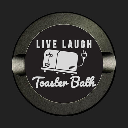Live Laugh Toaster Bath Metal Zyn Containers Aluminum Puck for Nicotine Pouches