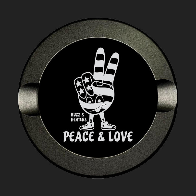 Peace & Love Anodized