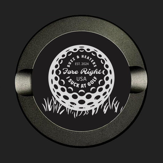 Fore Right Sucking At Golf Anodized