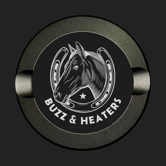 Horse and Horseshoe Anodized