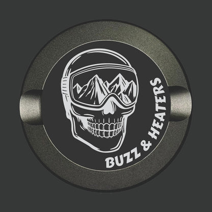 Skull Ski Goggles Anodized