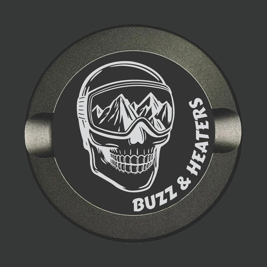 Skull Ski Goggles Anodized